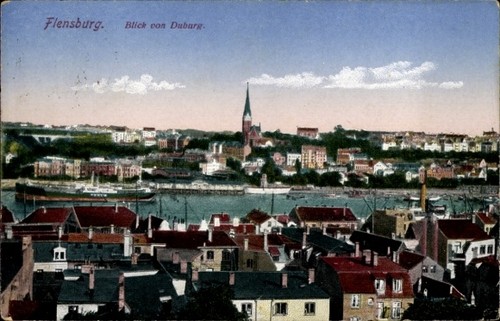 Flensburg schleswig - ak, in