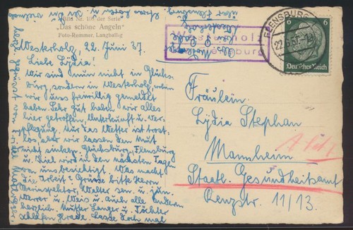 Landpoststempel westerholz - landpoststempel,