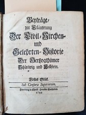 Schleswig-Holstein Historie