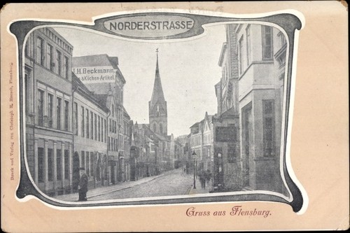 Passepartout flensburg in - ak,