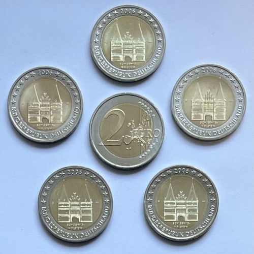 Euro deutschland 2006 - 5x,