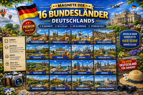 Deutschland magnete - deutschland, 16