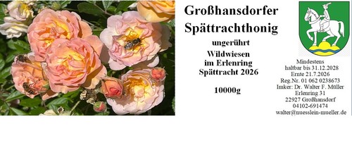 Honig aus - 10,